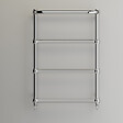 OTITEC - Sèche-serviettes électrique - Avec thermostat connecté - NEBULA - 120 x 53 cm - Chrome - 500W - vignette