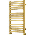 OTITEC - Sèche-serviettes eau chaude – 124 x 50 cm – Doré – CHARLI - vignette