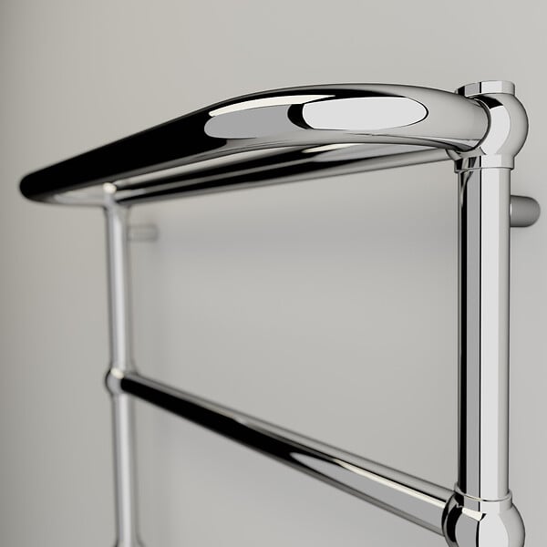 OTITEC - Sèche-serviettes eau chaude - NEBULA - 120 x 53 cm - Chrome - large