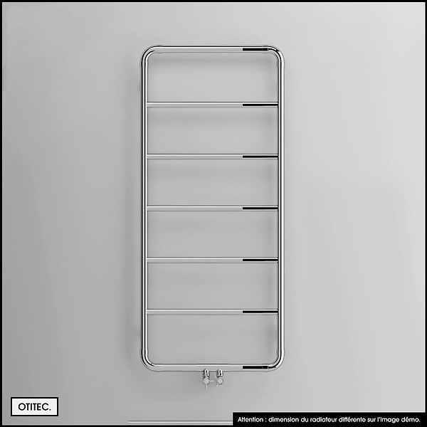 OTITEC - Sèche-serviettes eau chaude - RETRO - 53 x 100 cm - Chrome - large