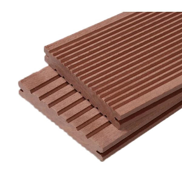 MCCOVER - PACK 4 m² lame de terrasse composite Maxima + ACCESSOIRES 3600mm Brun rouge, ep.22mm, l.14 cm, L.360 cm - large
