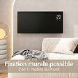 AICA SANITAIRE - Radiateur mobile et mural 70mm NDJ1 - Blanc - 1000W - vignette