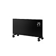 AICA SANITAIRE - Radiateur mobile et mural 70mm NDJ1 - Noir - 1500W - vignette