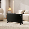 AICA SANITAIRE - Radiateur mobile et mural 70mm NDJ1 - Noir - 1000W - vignette