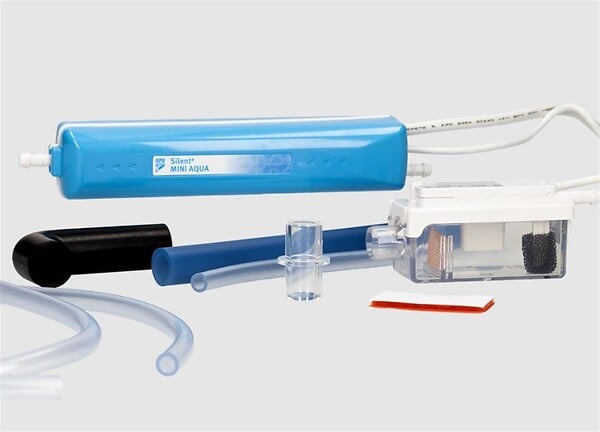 ASPEN - Pompe de relevage des condensats SILENT+ MINI AQUA - Débit max: 35l/h - 16 dB(A) max - large