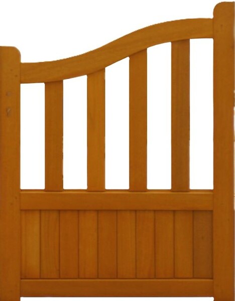 GD MENUISERIES - Portillon En Bois Ajouree L1m x H1,10/1,30 m - large