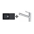 FRANKE - Pack évier Onyx + Mitigeur Chromé - 285079 - vignette