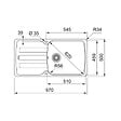 FRANKE - Pack évier Onyx + Mitigeur Chromé - 285079 - vignette