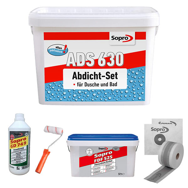RO'MA NATURE - Kit d'imperméabilisation pour salle de bains - Sopro ADS 630 - large