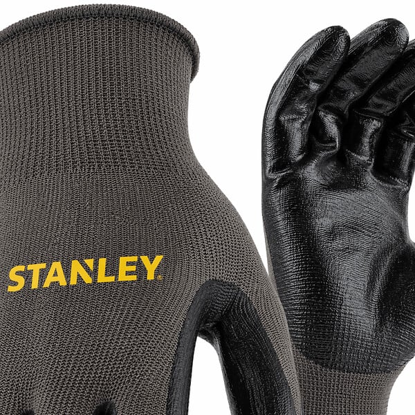 MCCOVER - Gants de protection Stanley Nitrile Grip - Taille - L/10 - large