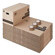 PACK AND MOVE - Pack and Move - Lot 30 cartons déménagement stockage XL - 80 x 40 x 40 cm - Poignées renforcées - 2 adhésifs offerts - vignette
