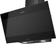 INDESIT - hotte décorative inclinée 80cm 647m3/h verre/noir - ihvp83flmk - vignette
