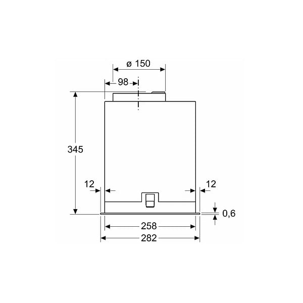 BOSCH - groupe filtrant 52cm 645m3/h inox - DLN56AC50 - large