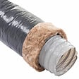 NATHER - Gaine flexible PVC isolé laine ép.25 mm ECOSOFT 10 mètres - Diamètre (mm): 80 - vignette