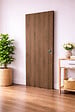GD MENUISERIES - Porte Coulissante Décor Noyer Light Walnut H204 x L73 cm, Serrure a condamnation - vignette