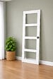 GD MENUISERIES - Porte Coulissante Tana blanc Vitree H204 x L63, serrure a condamnation - vignette