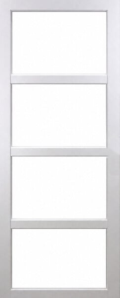 GD MENUISERIES - Porte Coulissante Tana blanc Vitree H204 x L63, Coquilles - large