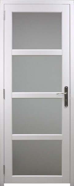 GD MENUISERIES - Bloc Porte Tana Vitrée Blanc H204 x L63 cm Côte Tableau P.Gauche - large