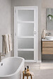 GD MENUISERIES - Bloc Porte Tana Vitrée Blanc H204 x L63 cm Côte Tableau P.Droit - vignette
