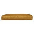 ATMOSPHERA - Pouf pliant et Coffre de rangement en tissu Jaune Moutarde 76 x 38 cm - vignette