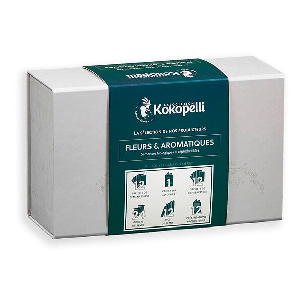 ASSOCIATION KOKOPELLI - Coffret de graines bio Fleurs & aromatiques - La sélection des producteurs - large