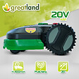 GREATLAND - Robot tondeuse 20V - 900M² - Largeur de coupe 18cm - vignette
