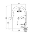 FRANKE - Mitigeur Avec Douchette Noir - 056594 - vignette