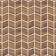 RO'MA NATURE - Mosaïque effet Bois Chêne Cuir 27,5x24x1 cm Valdoro - Sol et mur intérieur (vendu par carton de 0,53 m²) - vignette