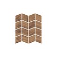 RO'MA NATURE - Mosaïque effet Bois Chêne Cuir 27,5x24x1 cm Valdoro - Sol et mur intérieur (vendu par carton de 0,53 m²) - vignette