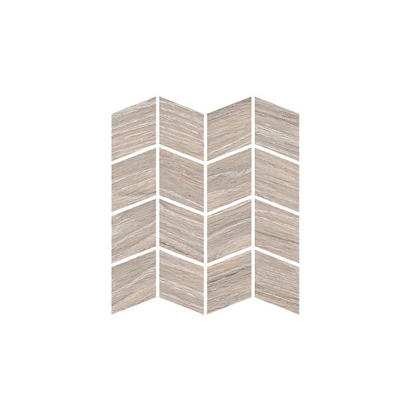 RO'MA NATURE - Mosaïque effet Bois Chêne Gris 27,5x24x1 cm Valdoro - Sol et mur intérieur (vendu par carton de 0,53 m²) - large