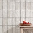 RO'MA NATURE - Carrelage effet Zellige Blanc 20x6,5x0,85 cm Brillant Orisel - Mur intérieur (vendu par carton de 0,5 m²) - vignette