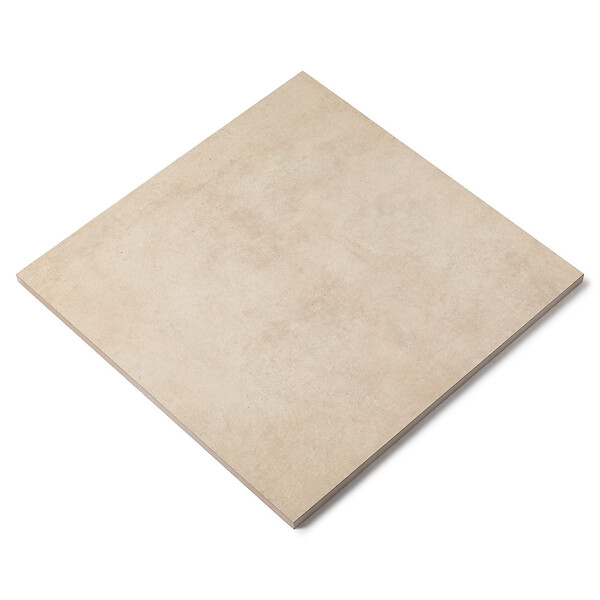RO'MA NATURE - Carrelage effet Béton Beige 60x60x2 cm Cemento - Sol extérieur (vendu par 0,72 m² soit 2 dalles) - large