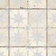 RO'MA NATURE - Carrelage Vintage effet Carreau ciment 3D Etoile Blanche et Fond Blanc 45x45x0,95 cm Sparta - Sol et mur intérieur (vendu par carton de 1 m²) - vignette