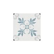RO'MA NATURE - Carrelage effet Carreau ciment Roselis Bleu 22,3x22,3x0,9 cm Ventoril - Sol et mur intérieur (vendu par carton de 0,65 m²) - vignette