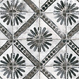 RO'MA NATURE - Carrelage Vintage effet Carreau ciment Gris 45x45x0,95 cm Solaria - Sol et mur intérieur (vendu par carton de 1 m²) - vignette
