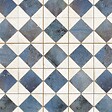 RO'MA NATURE - Carrelage Vintage Bleu Damier 33x33x0,95 cm Solmira - Sol et mur intérieur (vendu par carton de 1,09 m²) - vignette
