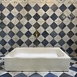 RO'MA NATURE - Carrelage Vintage Bleu Damier 33x33x0,95 cm Solmira - Sol et mur intérieur (vendu par carton de 1,09 m²) - vignette