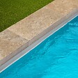 RO'MA NATURE - Margelle de piscine Travertin Beige Nuancé 61x33x8 cm Bord Droit (à l'unité) - vignette