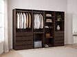 HABITAT ET JARDIN - Kit dressing " Opéra " modulable - 4 éléments - Marron - vignette