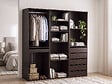 HABITAT ET JARDIN - Kit dressing " Opéra " modulable - 3 éléments - Marron - vignette