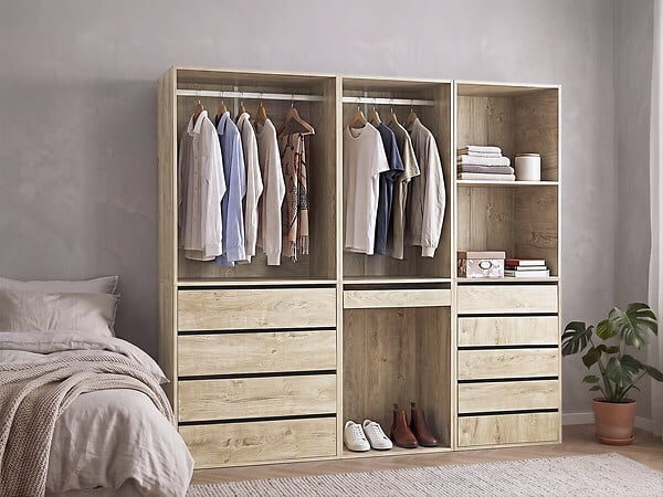 HABITAT ET JARDIN - Kit dressing " Opéra " modulable - 3 éléments - Beige - large