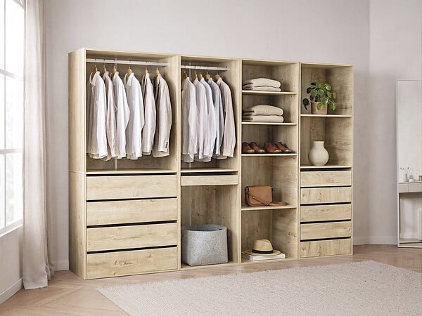 HABITAT ET JARDIN - Kit dressing " Opéra " modulable - 4 éléments - Beige - large