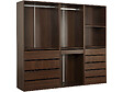 HABITAT ET JARDIN - Kit dressing " Opéra " modulable - 3 éléments - Marron - vignette