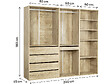 HABITAT ET JARDIN - Kit dressing modulable "Opéra" - 3 éléments - Beige - vignette