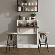 HABITAT ET JARDIN - Table de repas pliable en bois "Bracked" - 70 x 15 x 96 cm - Beige - vignette