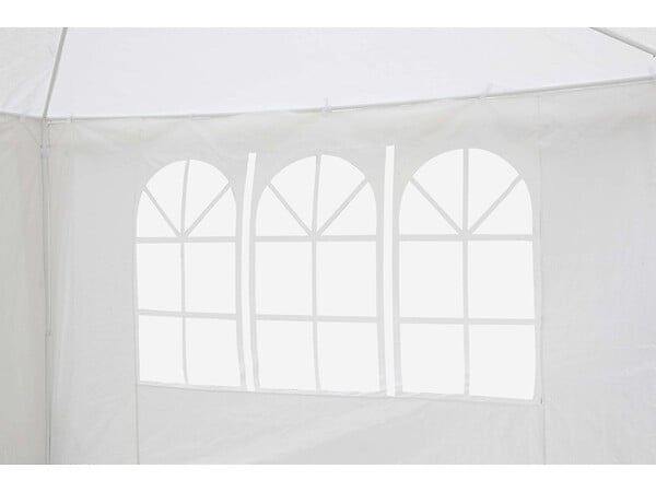 HABITAT ET JARDIN - Toile blanche de remplacement pour tente de réception - Cloison de gazebo - 1.9 x 2.9 m - large