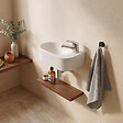 OTITEC - Lave-mains mural droite -42 x 22 cm -Blanc -NOVA - vignette