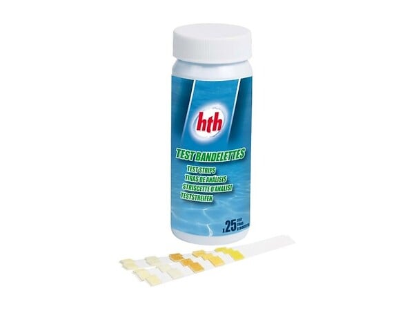 HTH - 25 bandelettes de test pour analyse eau piscine et spa - HTH - large