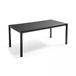 OVIALA - Table de jardin en aluminium 8 places 180 cm gris anthracite - Ajaccio - vignette