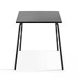 OVIALA - Table de jardin carrée en métal 4 places 70 cm gris anthracite - Palavas - vignette